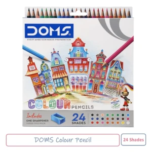 CCSKU100003 DOMS Colour Pencil 24 Shades 1 Pack