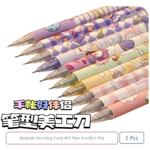 CCSKU100503 Special Carving Cute Art Pen Knife 1 Pcs