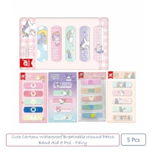 CCSKU100516 Cute Cartoon Waterproof Breathable Wound Patch Band Aid 5 Pcs - Fairy