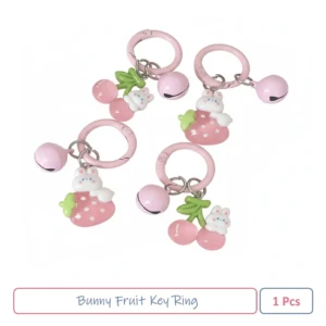 CCSKU100544 Bunny Fruit Key Ring