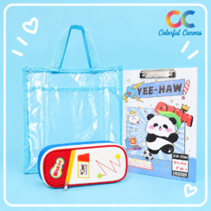 Colorful Canvas Stationery Showcase
