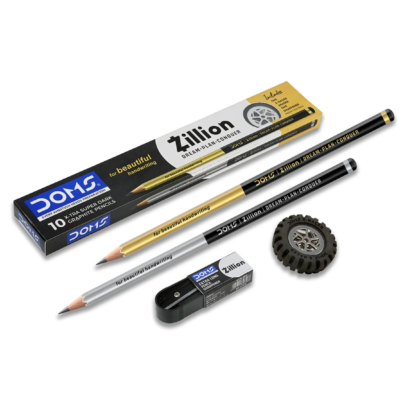 DOMS Zillion X-Tra Super Dark Graphite Pencils