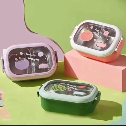 Stainless Steel Divided Lunch Box